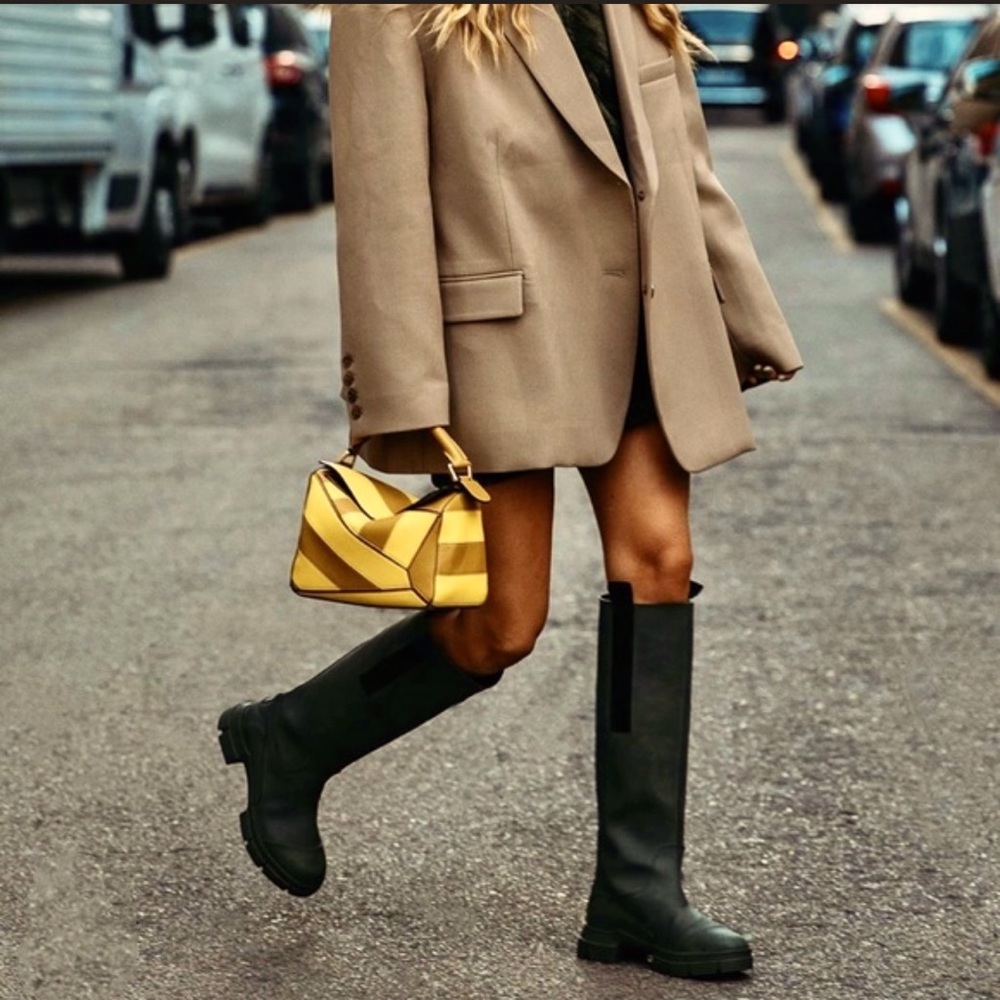 Ganni Country Recycled Rubber Boots 37